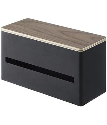 Yamazaki Tissuebox Dubbelzijdig - Rin - Bruin