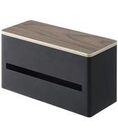 Yamazaki Tissuebox Dubbelzijdig - Rin - Bruin - thumbnail