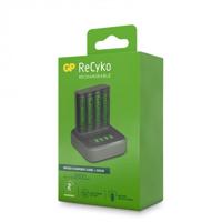 GP Recyko USB Lader En Doc + 4 AA Batterijen 2600mah - thumbnail