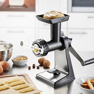 GEFU Transforma 19090 Vleesmolen RVS, Zwart