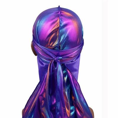 a-7 Laser zijde imitatie lange-tailed Pirate Hat Hip-hop Cape hoed Headkerchief