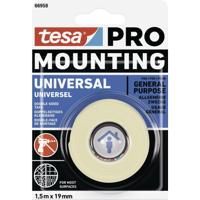 tesa Mounting PRO Universal 66958-00000-00 Montagetape Wit (l x b) 1.5 m x 9 mm 1 stuk(s) - thumbnail