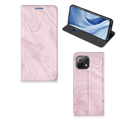 Xiaomi 11 Lite NE 5G | Mi 11 Lite | Standcase | Marble Pink - Origineel Cadeau Vriendin Xiaomi 11 Lite NE 5G | Mi 11 Lite | Standcase | Marble Pink - Origineel Cadeau Vriendin