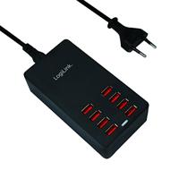 LogiLink compatible Table Charger Netzteil - 8 x 4-poliger USB Typ A - 44 Watt - thumbnail