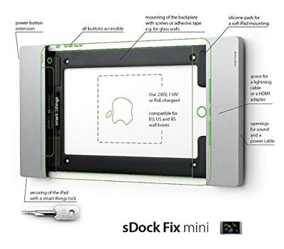 Smart Things s09 b iPad muurhouder Zwart Geschikt voor Apple model: iPad mini 4, iPad mini (5e generatie) Smart Things s09 b iPad muurhouder Zwart Geschikt voor Apple model: iPad mini 4, iPad mini (5e generatie)