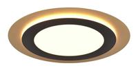 Trio Ronde design plafondlampMorgan zwart met goud - 641519280 - thumbnail