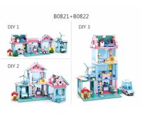 Sluban New Neighbours (Girl's Dream) bouwstenen set - thumbnail