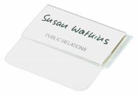 Badge durable met insteektong 40x75mm - thumbnail