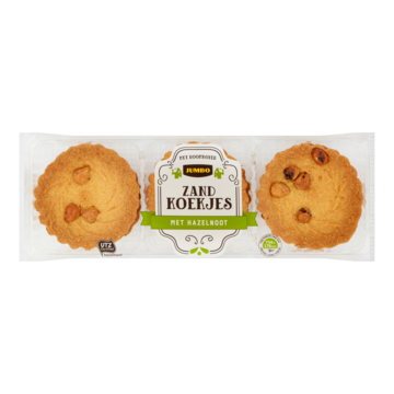 Jumbo Zandkoekjes met Hazelnoot 200 g