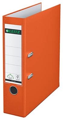 Leitz 180° ordner, A4, uit PP, rug van 8 cm, oranje Leitz 180° ordner, A4, uit PP, rug van 8 cm, oranje