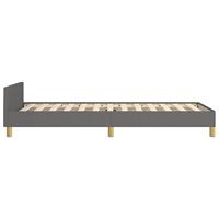 Bedframe zonder matras 80x200 cm stof donkergrijs - thumbnail