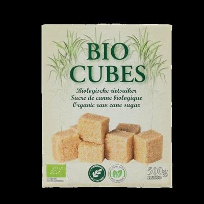 Hygiena Cubes rietsuikerklontjes bio 500 Gram Hygiena Cubes rietsuikerklontjes bio 500 Gram