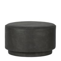 vtwonen eco-leren poef Coffee - thumbnail