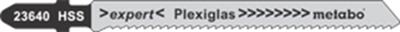 Metabo Accessoires Decoupeerzaagbladen (5 st.) 2 mm HSS - 623640000