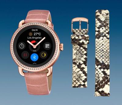 Horlogeband Festina F50002-2 / BC10979 Leder Roze 18mm Horlogeband Festina F50002-2 / BC10979 Leder Roze 18mm