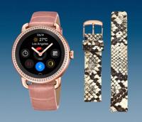 Horlogeband Festina F50002-2 / BC10979 Leder Roze 18mm - thumbnail