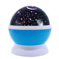 Sterren sterrenhemel LED batterij USB nacht lichte Projector Luminaria maan nieuwigheid nacht tafellamp voor Children(Blue) - thumbnail