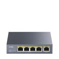 Cudy 4-kanaals Gigabit PoE Extender, 1000 Mbit/s, 1 PoE-ingang, 4 PoE-uitgang, PoE-repeater, PoE+ versterker, PoE++ Booster, wandmontage, IEEE 802.3bt / 802.3at / 802.3af - thumbnail