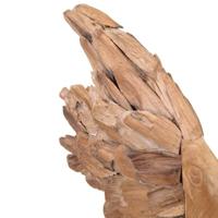 VidaXL Vissenbeeld 40x12x57 cm teakhout - thumbnail