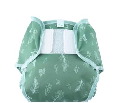 Popolini PopoWrap Green Leaves - Maat M (5-10 kilo)