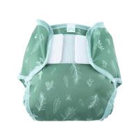 Popolini PopoWrap Green Leaves - Maat S (3-6 kilo) - thumbnail