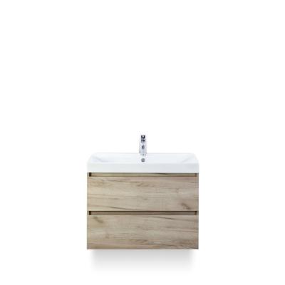 Maxx XL Badmeubelset 80 cm - Craft Oak - Wastafel Just 1 kraangat