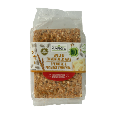 Dr. Karg's Spelt met emmenthaler bio 200 Gram