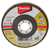 Makita Accessoires Lamellenschuurschijf 125mm Z40 - B-22660 B-22660 - thumbnail