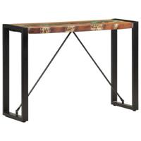 Wandtafel 110x35x76 cm massief gerecycled hout - thumbnail