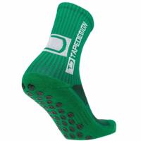 Tapedesign Classic Gripsokken Groen Wit - thumbnail