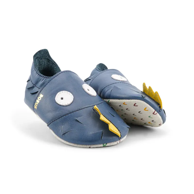 Bobux babyslofjes Gruff Navy-S