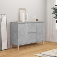 Dressoir 103,5x35x70 cm spaanplaat betongrijs - thumbnail
