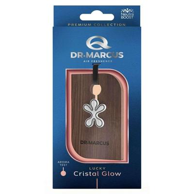Auto luchtverfrisser Dr Marcus Lucky Crystal Glow Hout Plastic Geur Hanger