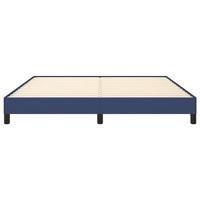 Bedframe zonder matras stof blauw 160x200 cm - thumbnail