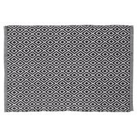 Sealskin Badmat Trellis 60x90 cm Katoen Zwart - thumbnail