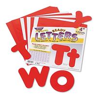 Trend Ready Letters Letter & Nummer, Rood - thumbnail
