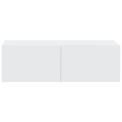 Tv-wandmeubels 2 st 100x30x30 cm bewerkt hout wit