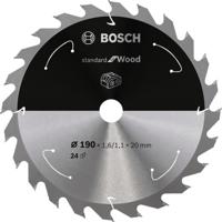 Bosch Accessoires Cirkelzaagblad St Wood 190X20X1.6/1.1X24T - 2608837704 - thumbnail