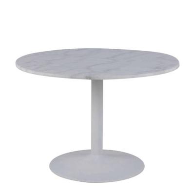 Bendt Ronde Eettafel 'Dara' 110cm, kleur Wit Marmer Bendt Ronde Eettafel 'Dara' 110cm, kleur Wit Marmer