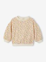 Babysweater met print vanille - thumbnail