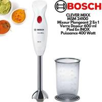 Bosch MSM24100 blender Staafmixer 400 W Roestvrijstaal, Wit - thumbnail