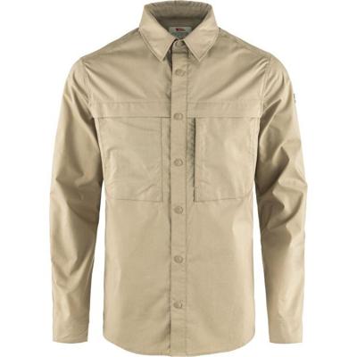 Fjallraven Abisko Trail LS Shirt Heren Fossil XL