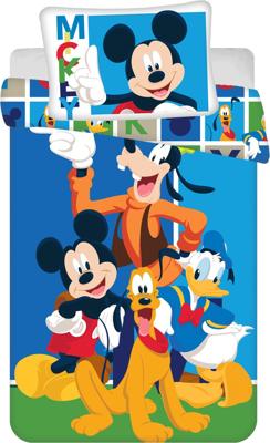 Mickey Mouse Friends Dekbedovertrek 100 x 135 cm - Katoen - 40 x 60 cm Mickey Mouse Friends Dekbedovertrek 100 x 135 cm - Katoen - 40 x 60 cm