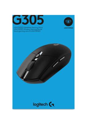 Logitech G305 Gaming-muis Radiografisch Optisch Zwart 6 Toetsen 12000 dpi