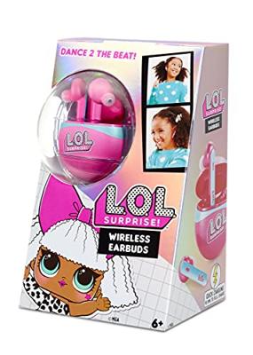 L.O.L. Surprise! In-ear hoofdtelefoon zonder kabel voor kinderen met 3D-stereogeluid en geïntegreerde microfoon [exclusief bij Amazon]