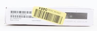 KC 6000 Slim QWERTZ German Black