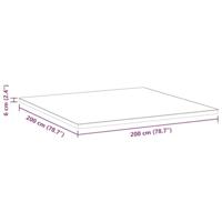 Matraspads Wit en Blauw 200 x 200 cm - thumbnail