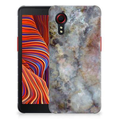 Samsung Galaxy Xcover 5 | TPU | Siliconen hoesje | Marmer Grijs