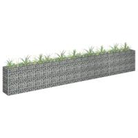 VidaXL Gabion plantenbak verhoogd 360x30x60 cm gegalvaniseerd staal - thumbnail