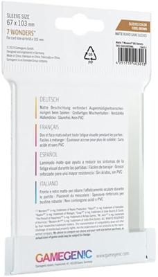 Gamegenic: Matte Board Game Sleeves - Brown